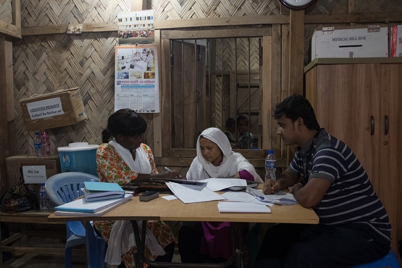 MSF&rsquo;s clinic in Kutupalong. A massive scale-up of humanitarian assistance in Bangladesh is needed to aid the Rohingya refugees and avert a wider public health disaster.