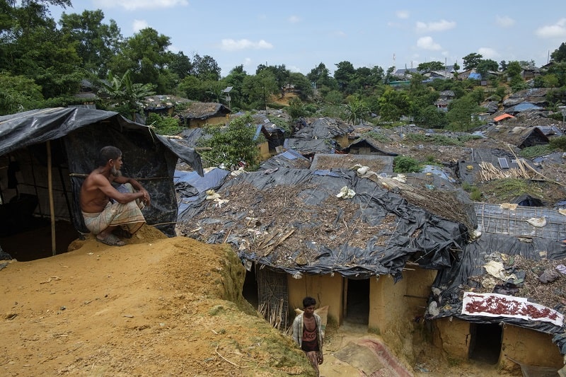 One of the main pre-existing settlements where some of the 500,000 new arrivals have sought shelter. Photo: Antonio Faccilongo