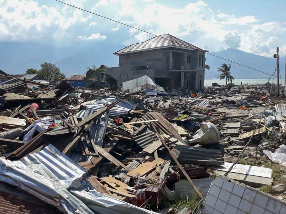 Talise Village, in Mantikulore sub-district of Palu City, Central Sulawesi, Indonesia, pictured by the MSF assessment team on 2 October 2018, four days after the earthquake and tsunami hit the area on 28 September 2018. &copy; DIRNA MAYASARI/MSF