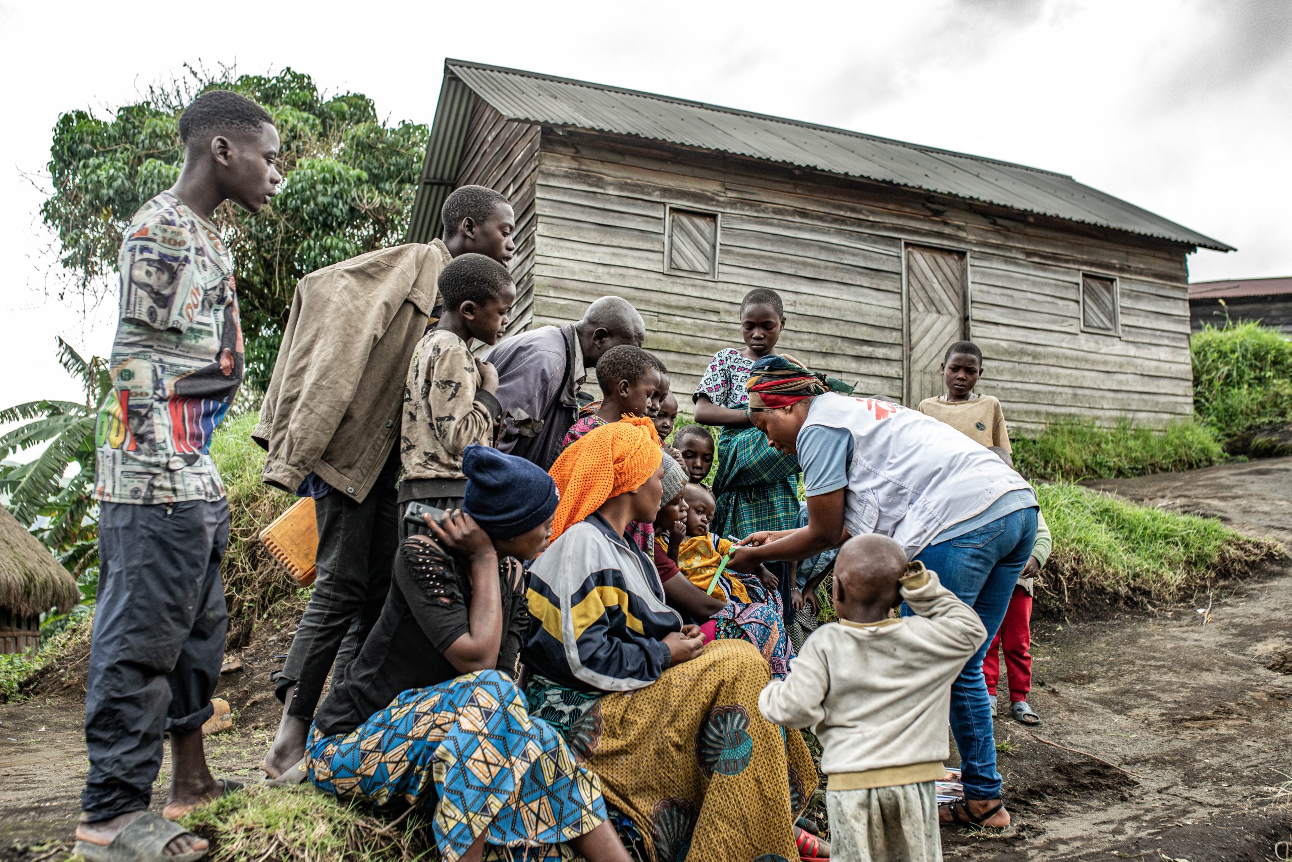 MSF teams have organized mobile clinics in several remote localities in North Kivu. ©️Daniel Buuma