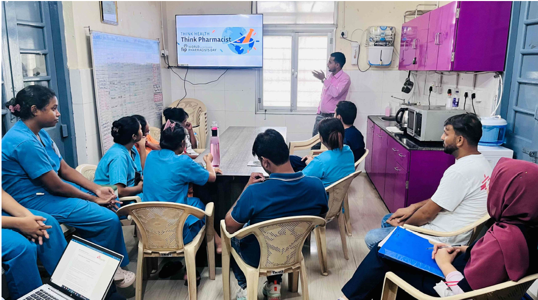 The event recognized the essential role of pharmacists in healthcare and the rational use of medicines.