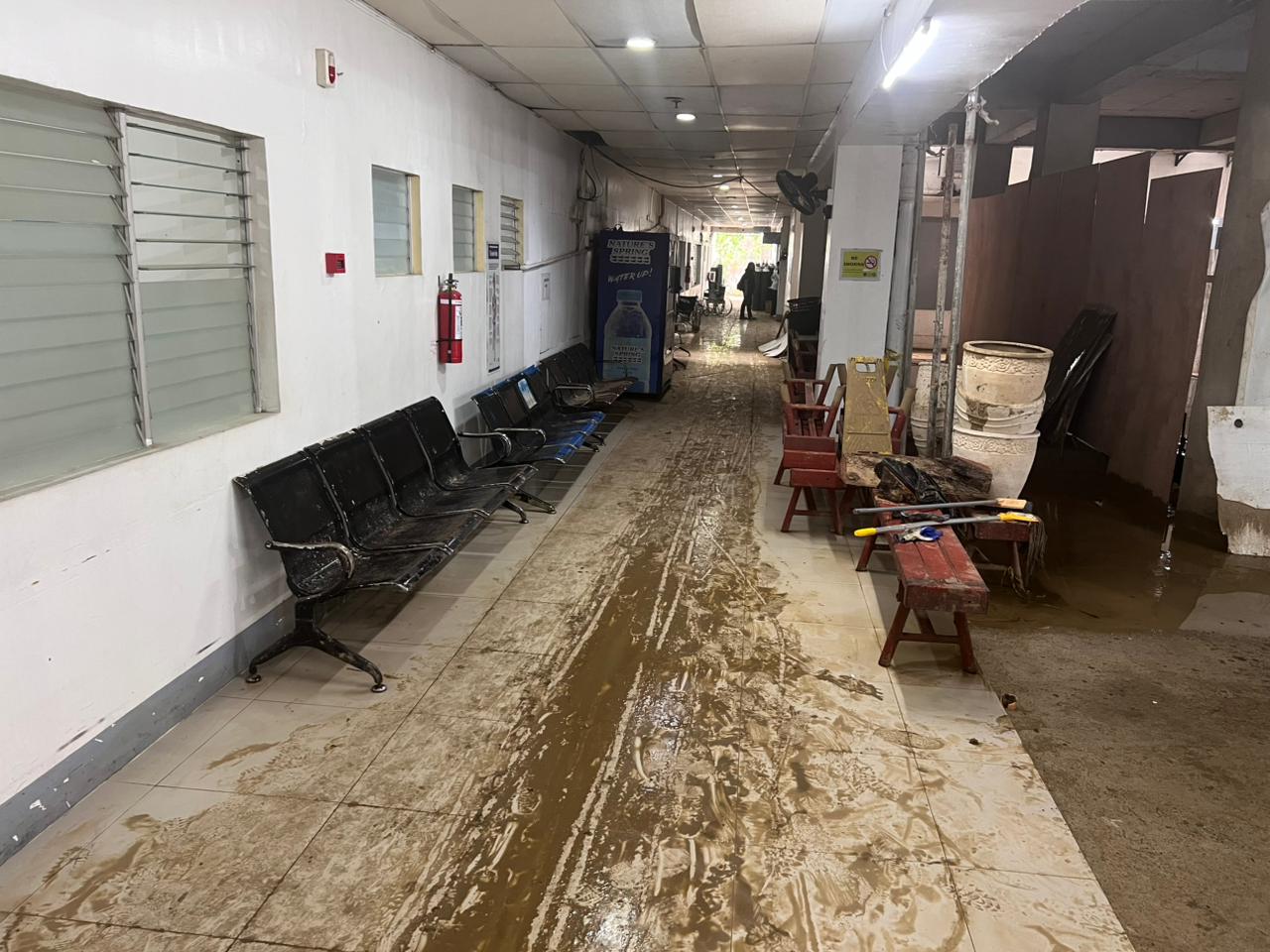 Typhoon Kalmaegi - Deep cleaning medical facilities